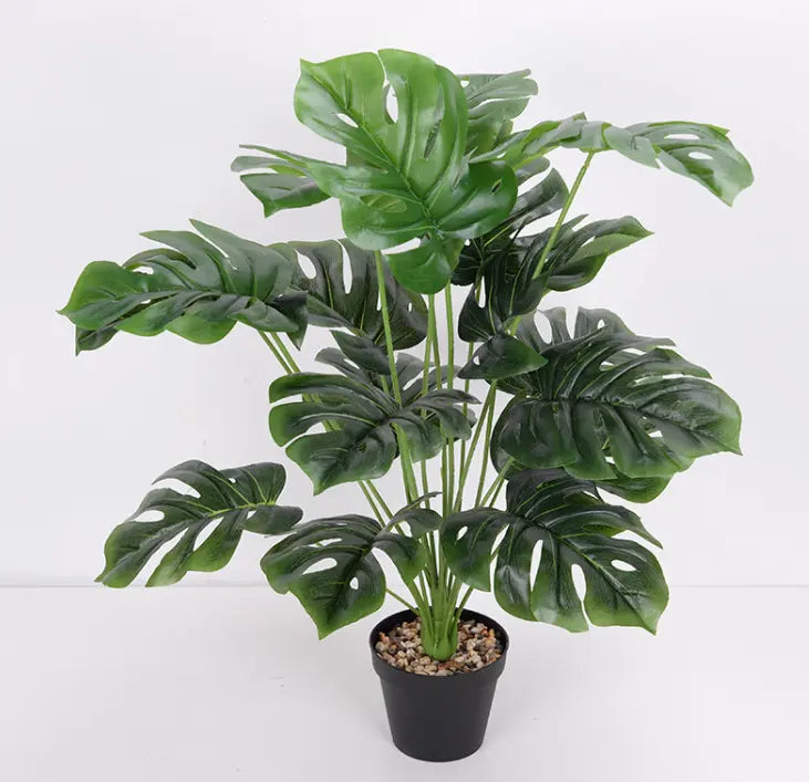 Artificial Flower Green Plant Monstera Plant Flower Indoor EVERYDAY HARMONY