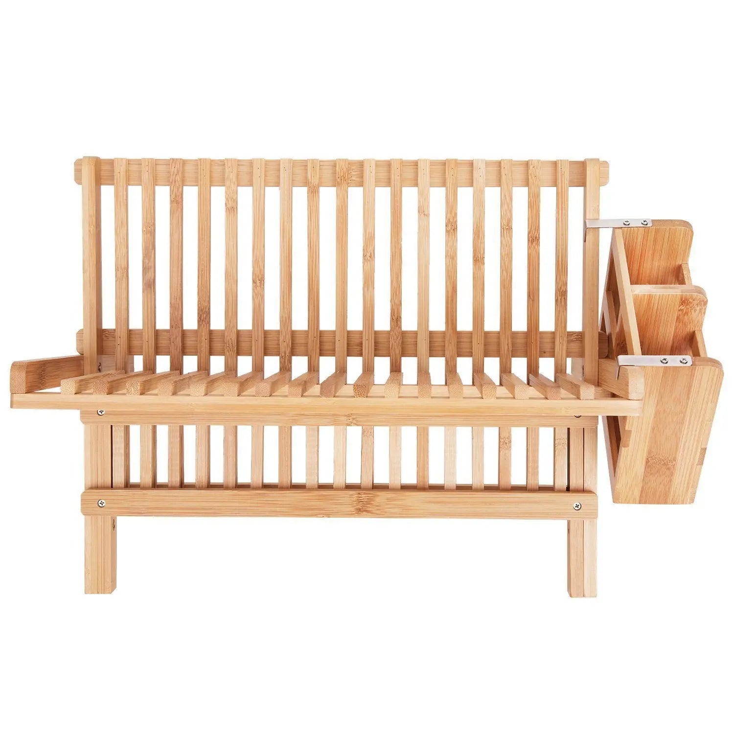 Bamboo Folding Dish Rack for Kitchen Organization EVERYDAY HARMONY